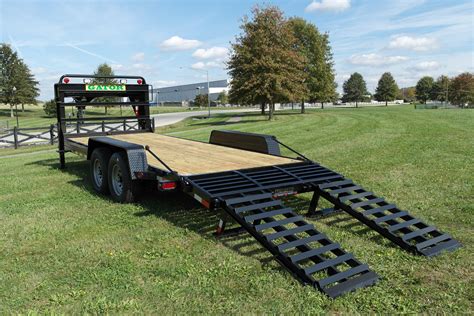 skid steer trailer gooseneck|skid steer deck over trailer.